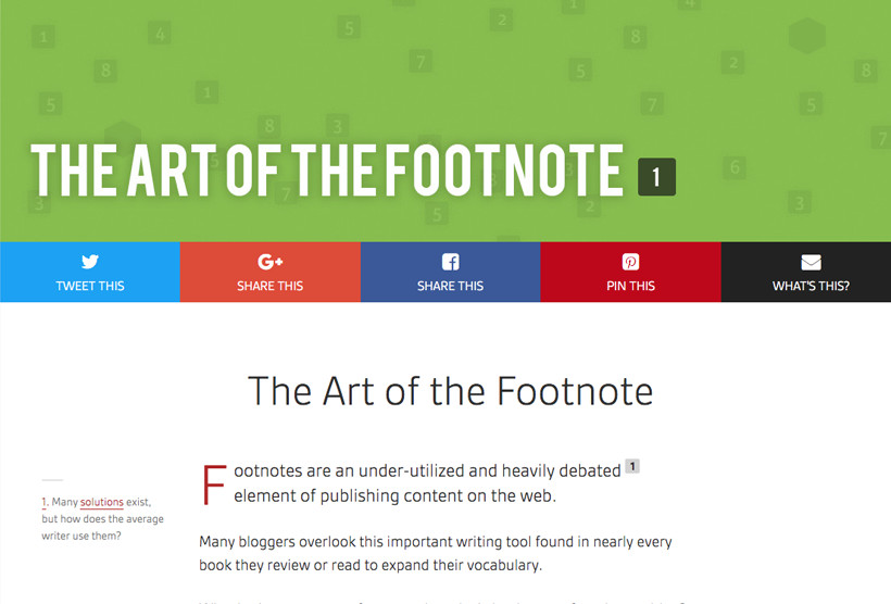 MD Footnotes for WordPress
