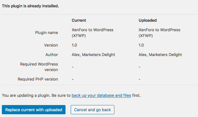 WordPress plugin override